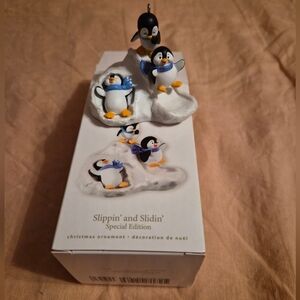 2008 Slippin' and Slidin', Penguin Friends Hallmark Ornament
